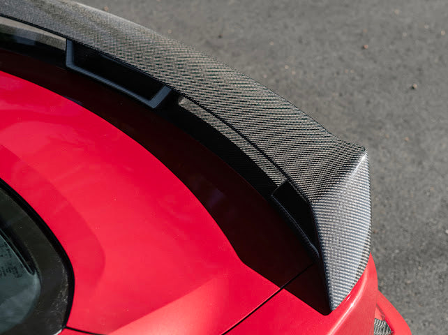 2024-Up Ford Mustang S650 | GT Style CARBON FIBER Rear Trunk Lid Wing & Spoiler Panel