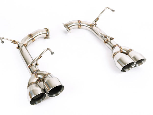 2015-2021 SUBARU WRX STI | MUFFLER DELETE QUAD TIPS CAT-BACK EXHAUST WITH CHROME TIPS