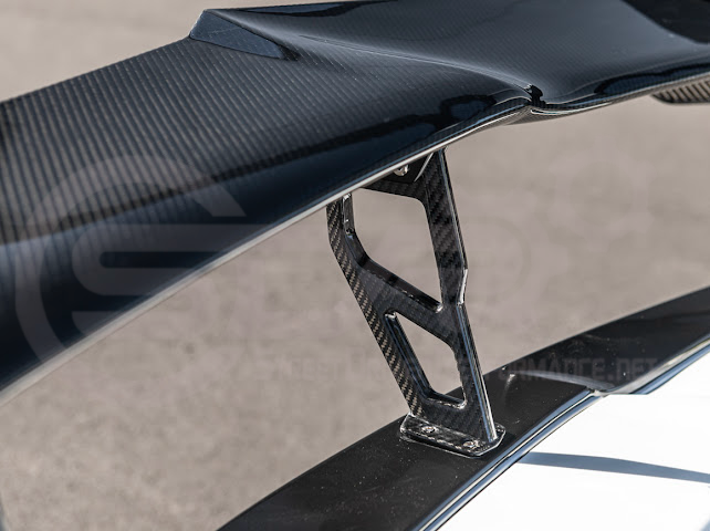 2014-2019 CHEVROLET CORVETTE C7 | ZR1 ZTK CONVERSION PACKAGE REAR SPOILER HIGH WING WITH WING RISER