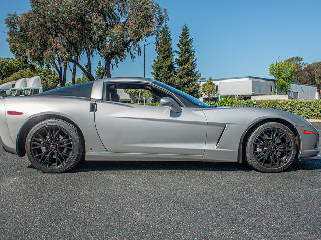 2005-2013 CHEVROLET CORVETTE C6 BASE FRONT AND REAR SPLASH GUARDS MUD FLAPS