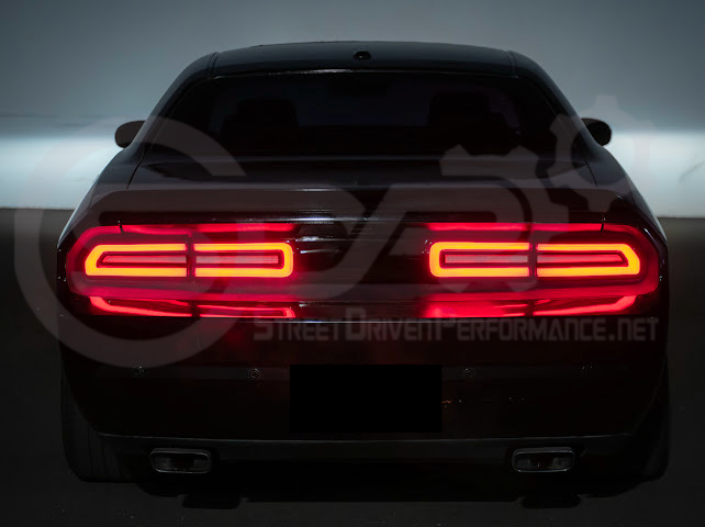 2008-2014 Dodge Challenger | Facelift Sequential Signal LED Smoke Rear Taillights Pair