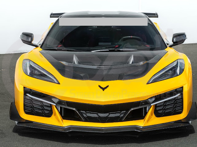 2023+ CHEVROLET CORVETTE C8 Z06 | CARBON FIBER SEQUENTIAL LED DRL LIGHT BAR BEZEL INSERT