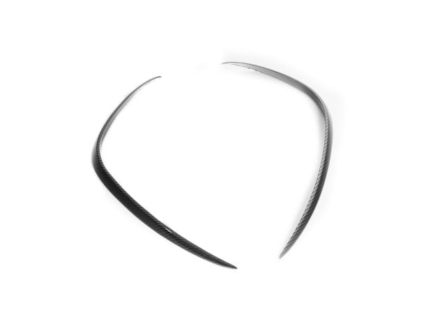 2019-Up C205 W205 Mercedes C-Class AMG Factory Style Carbon Fiber Front Air Vent Cover Pair