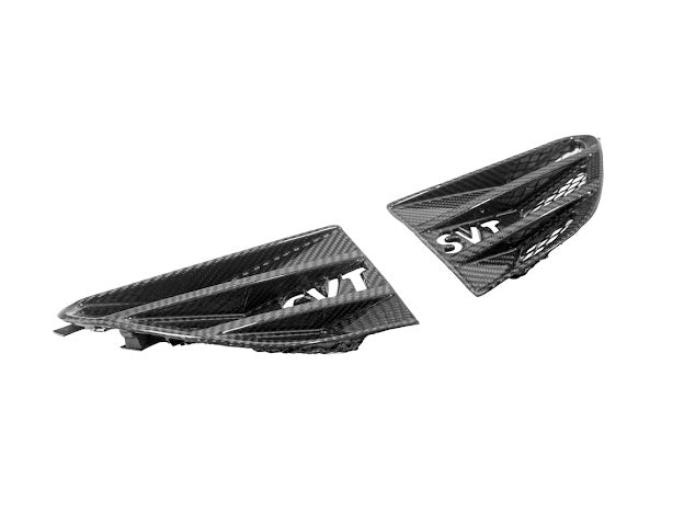 2009-2014 Ford F-150 Raptor SVT | SDP Package Carbon Fiber Side Fender Vents Trim Replacement (Pair)
