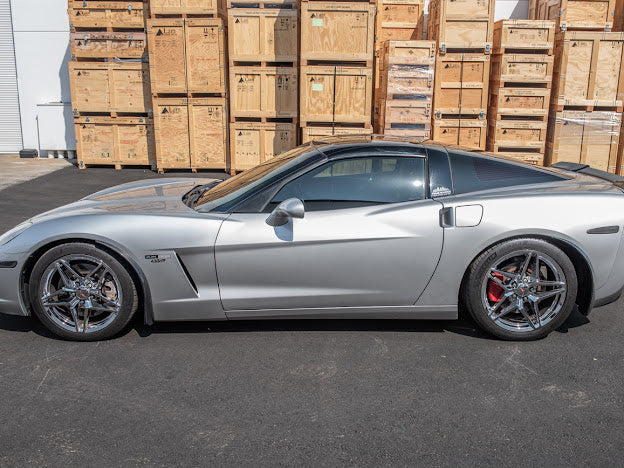 2005-2013 CHEVROLET CORVETTE C6 BASE FRONT AND REAR SPLASH GUARDS MUD FLAPS