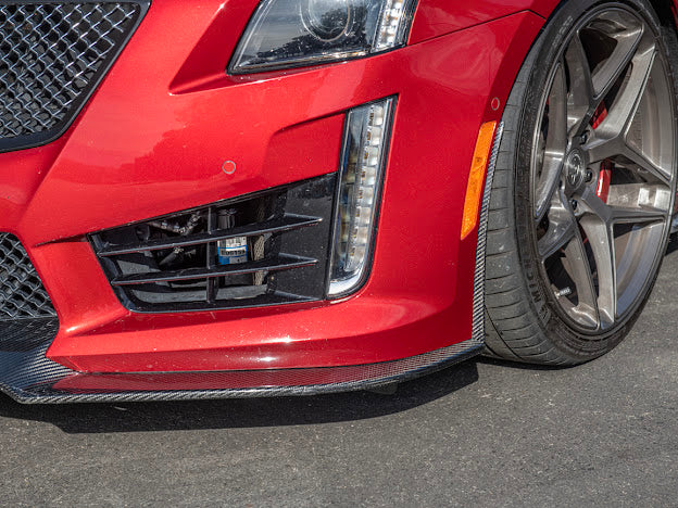 2016-2019 CTS-V3  | FRONT LIP SPLITTER GROUND EFFECTS AND WHEEL ARCHES - CARBON FIBER