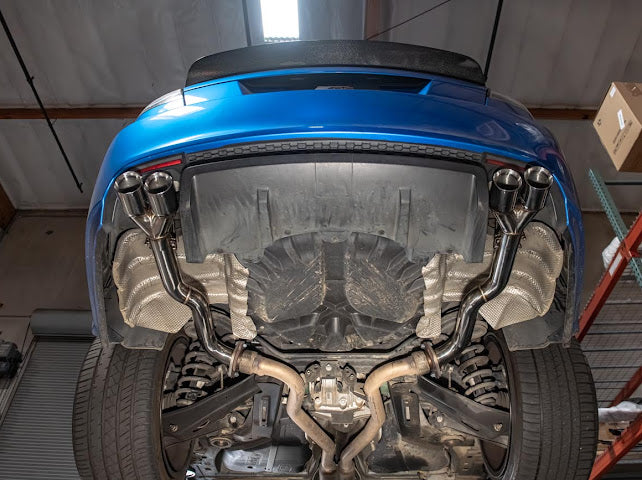 2008-2009 Pontiac G8 | T-304 Steel Muffler Delete Axle Back 3" Quad Tips Exhaust