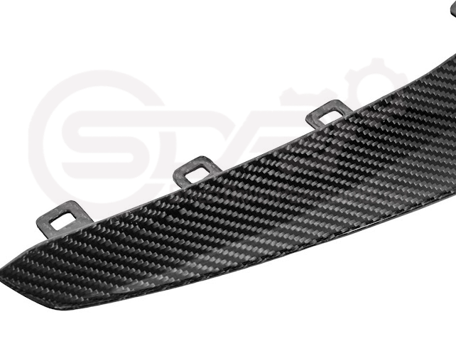 2020-UP CADILLAC CT4-V BLACKWING | CARBON FIBER FRONT LIP SPLITTER WITH CANARDS GROUND EFFECTS