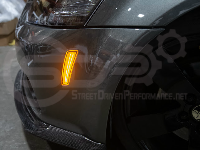 2008-2009 Pontiac G8 | Front Clear / Amber / or Smoke Lens Amber Light LED Side Markers Pair