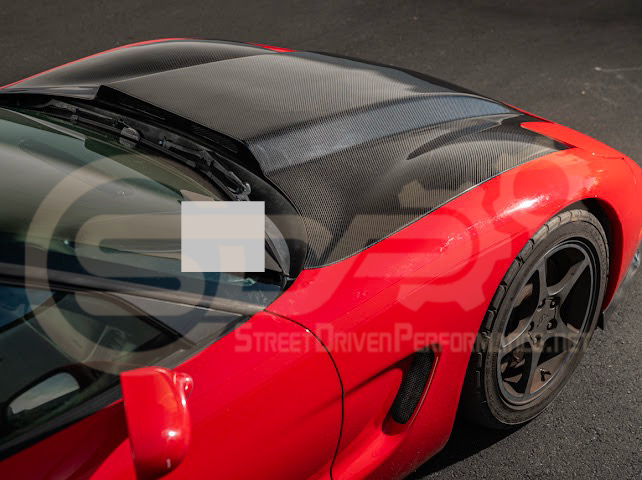 1997-2004 CHEVROLET CORVETTE C5 CARBON FIBER FRONT COWL HOOD