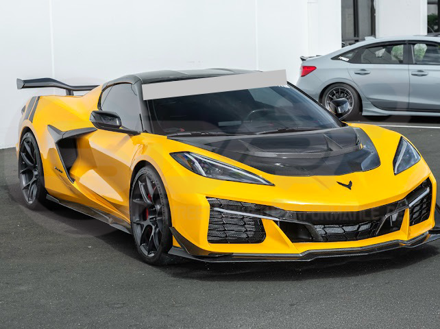 2023+ CHEVROLET CORVETTE C8 Z06 | CARBON FIBER SEQUENTIAL LED DRL LIGHT BAR BEZEL INSERT