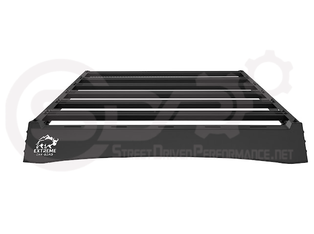 2016-2023 Toyota Tacoma | Extreme Off-Road Version 2 Carbon Steel Black Top Roof Rack Cargo Luggage Carrier