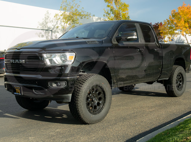 2019-UP RAM 1500 | FACTORY STYLE DRY CARBON FIBER TAPE ON SIDE MIRROR CAP COVERS PAIR