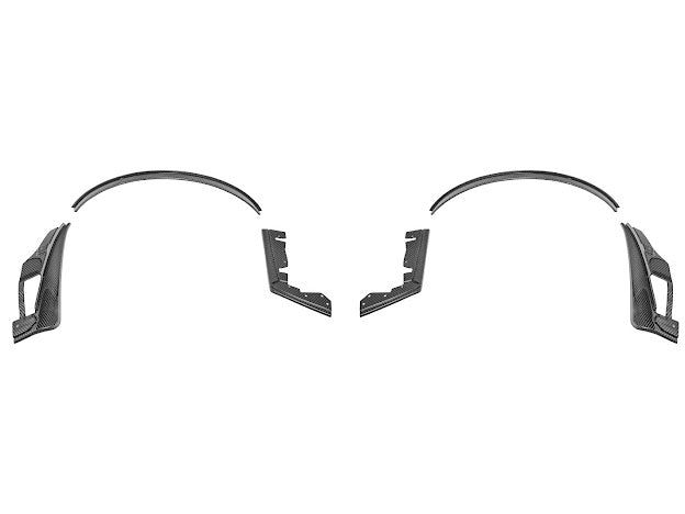 2024-UP FORD MUSTANG S650 | GT350R PERFORMANCE STYLE CARBON FIBER FENDER FLARES MUD FLAPS