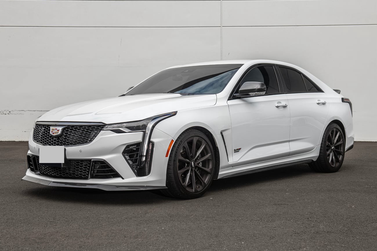 2020+ Cadillac CT4 / CT4-V / CT4-V Blackwing | Carbon Fiber Side Skirts Rocker Panels Ground Effects