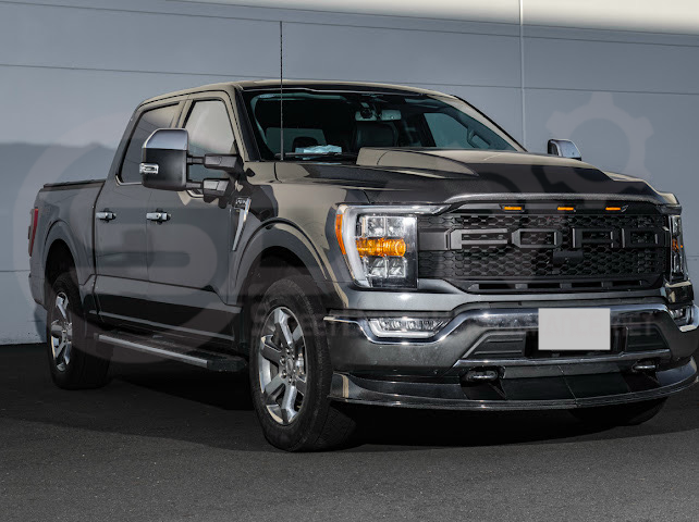 2021-Up Ford F-150 | SDP Performance CARBON FIBER 2Pcs Front Bumper Lip Splitter Ground Effects