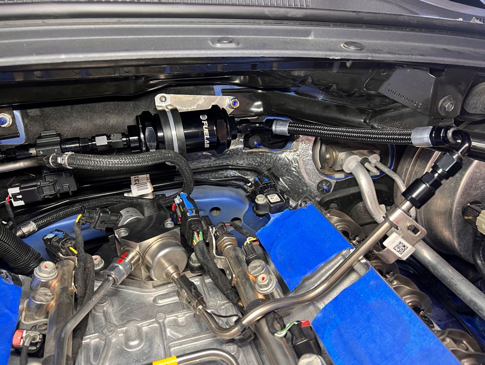 DMS Camaro ZL1 6 Micron Fuel Filter Kit with High Power Feed Line