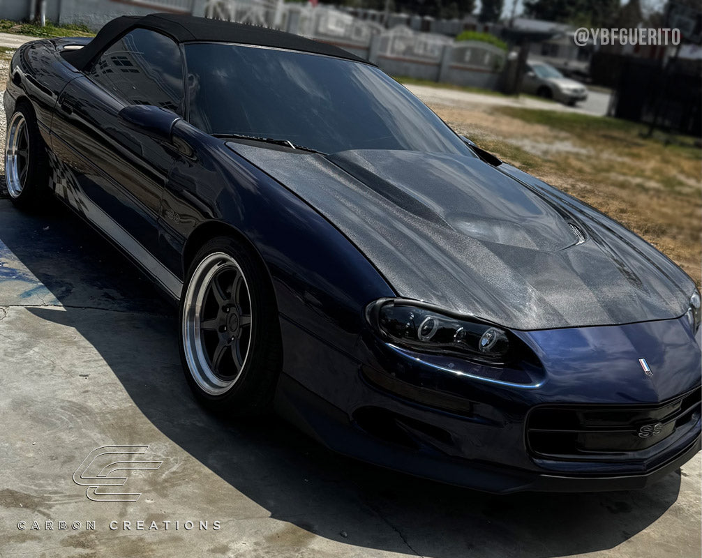 1998-2002 Chevrolet Camaro Carbon Creations ZL1 Version 2 Hood - 1 Piece