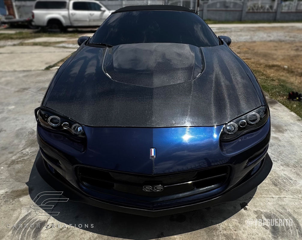 1998-2002 Chevrolet Camaro Carbon Creations ZL1 Version 2 Hood - 1 Piece