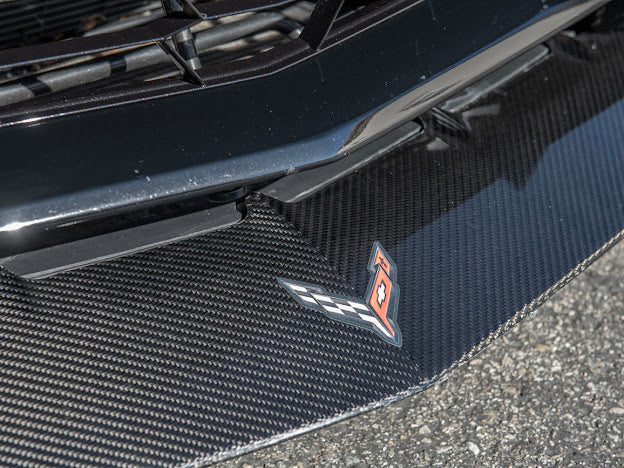 *USED* 2019 CHEVROLET CORVETTE C7 ZR1 CARBON FIBER FRONT LIP SPLITTER GROUND EFFECTS