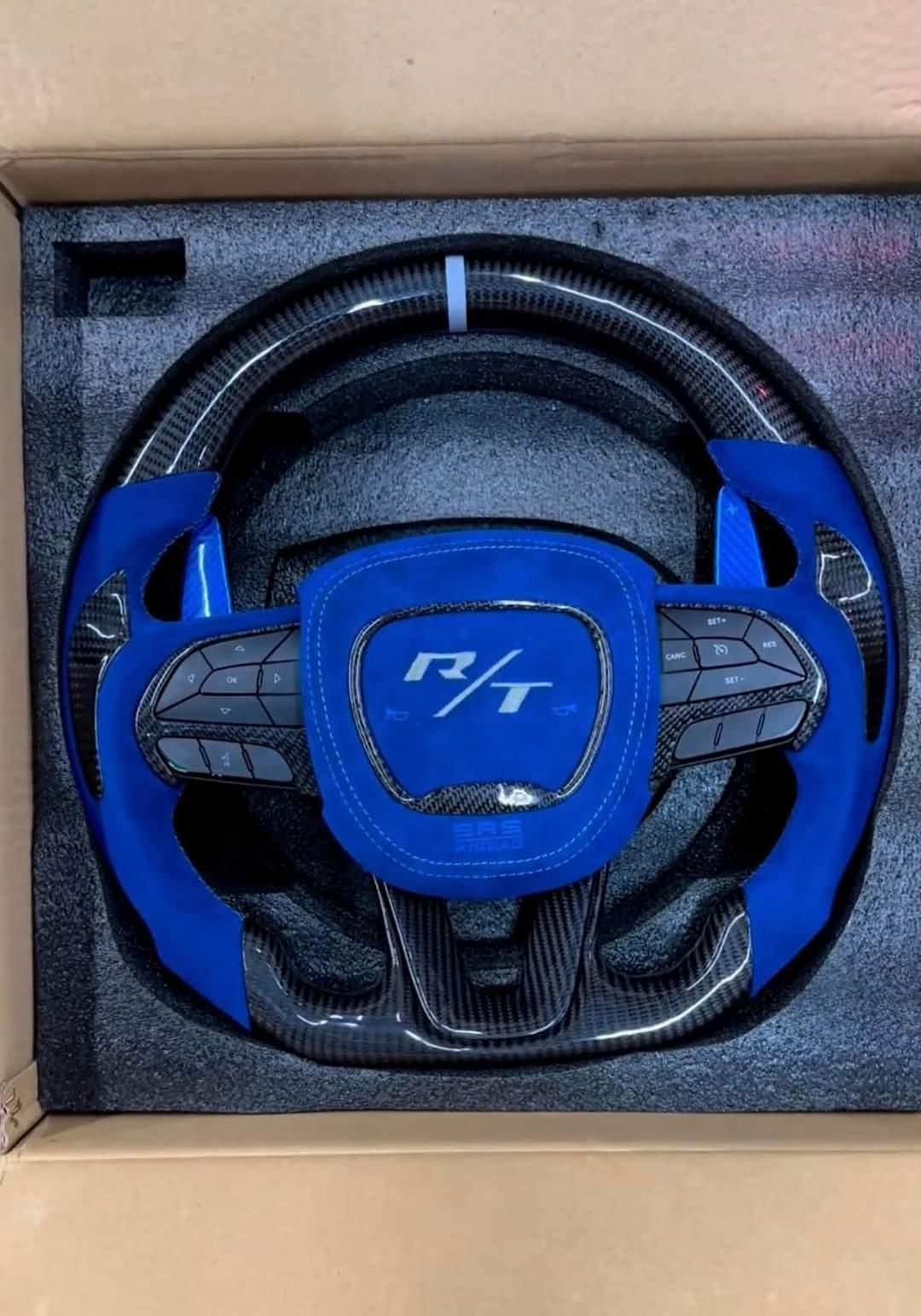 2018 - 2024+ MOPAR Jeep Trackhawk Custom Carbon Fiber Steering Wheel with options