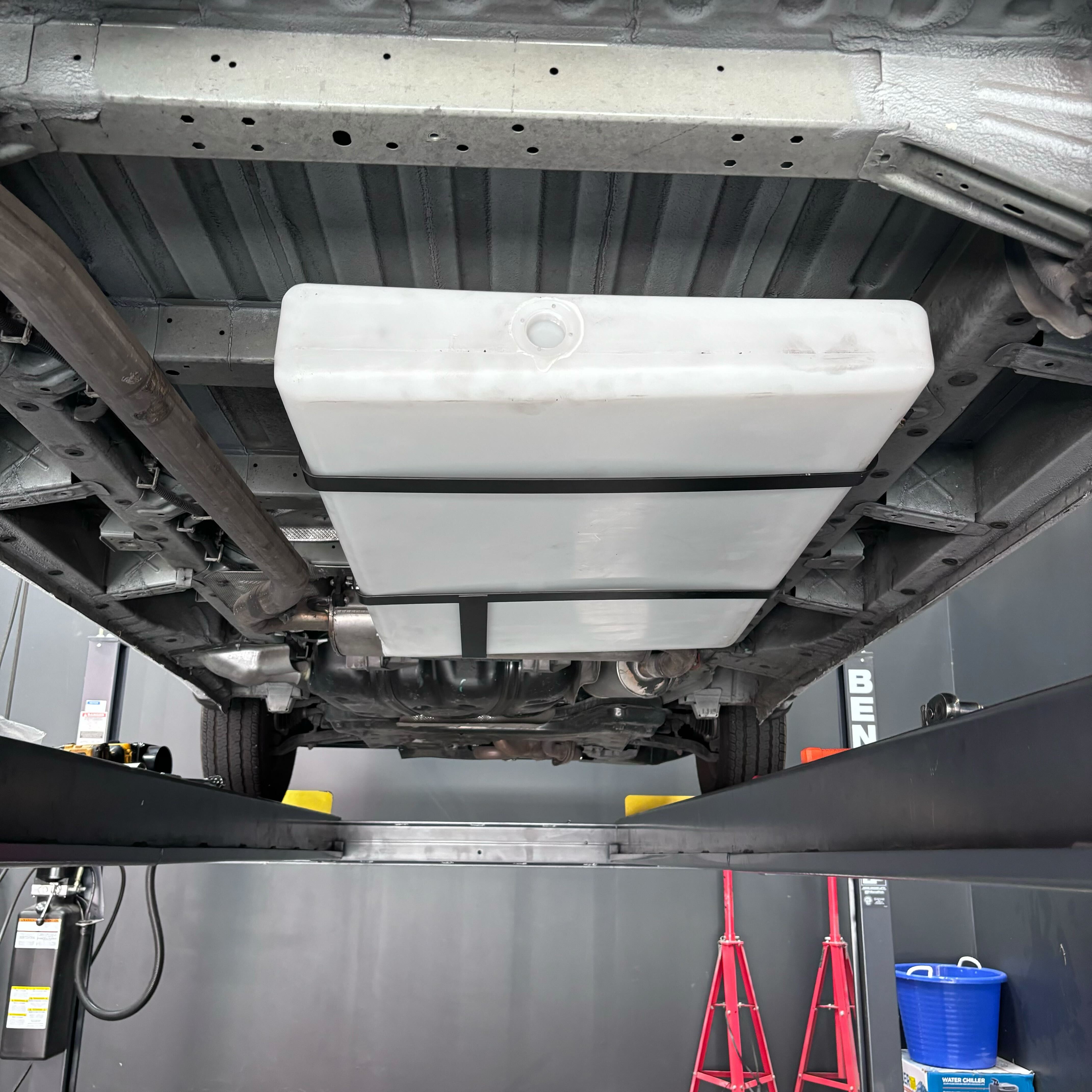 36 Gallon UNDERCARRIAGE Fresh/Grey WATER TANK FOR 2013-2024 DODGE / RAM PROMASTER 1500, 2500, 3500 159” AND 159