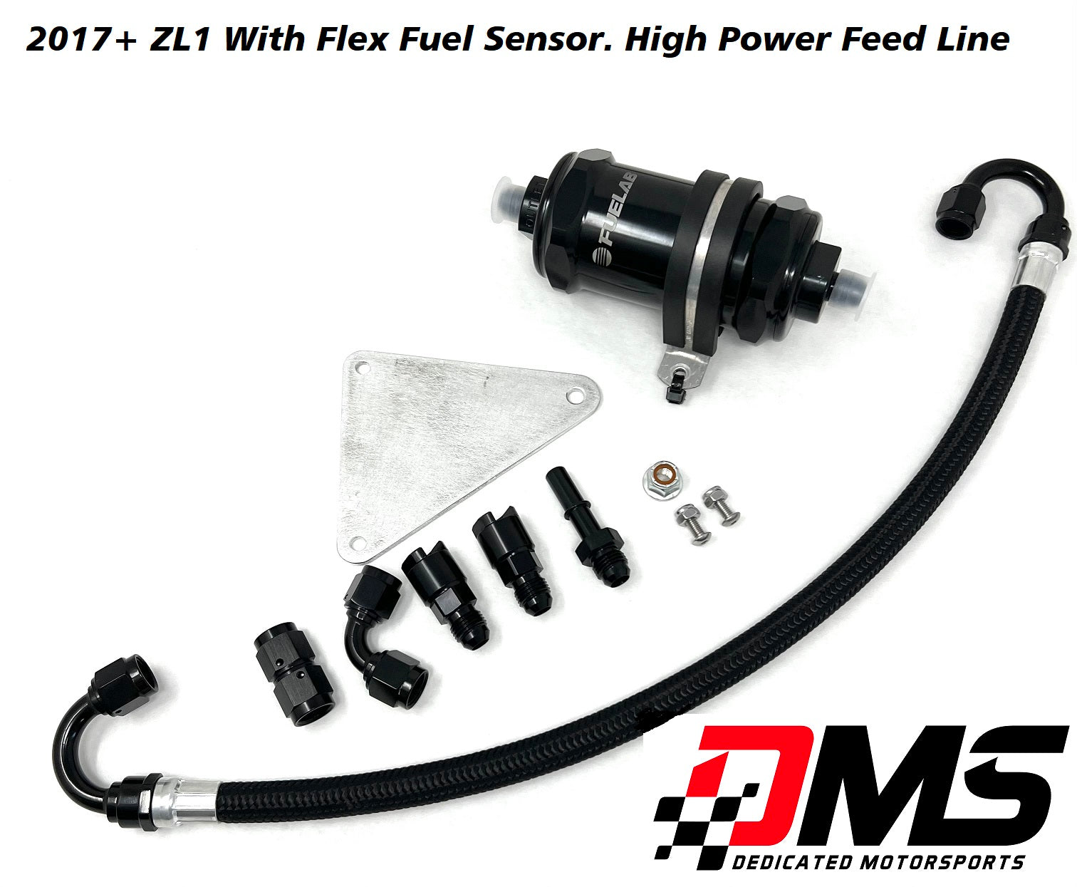 DMS Camaro ZL1 6 Micron Fuel Filter Kit with High Power Feed Line