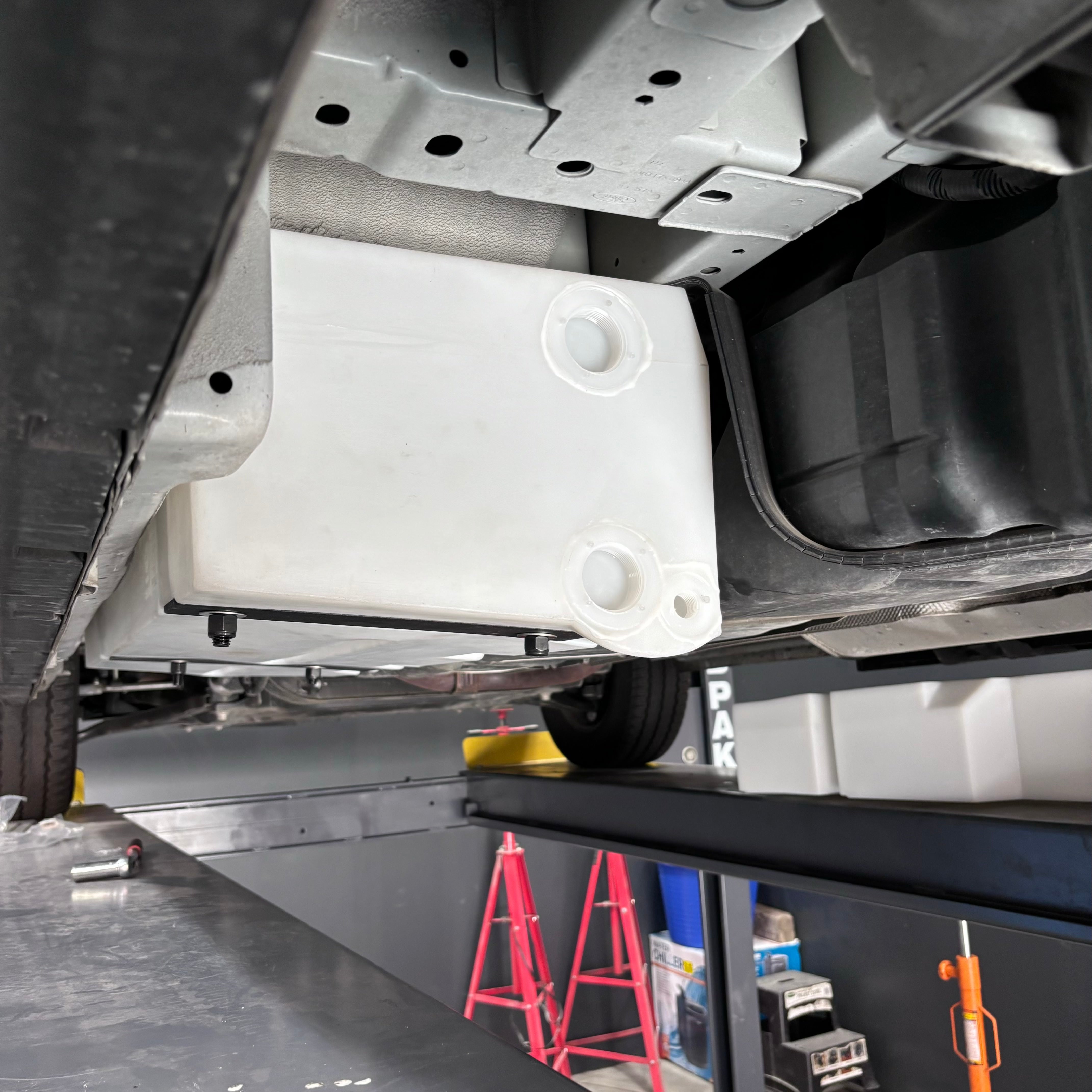 22 Gallon Drivers Side Undercarriage Fresh Water Tank for 2015-2024 Ford Transit 148" & 148" EXT