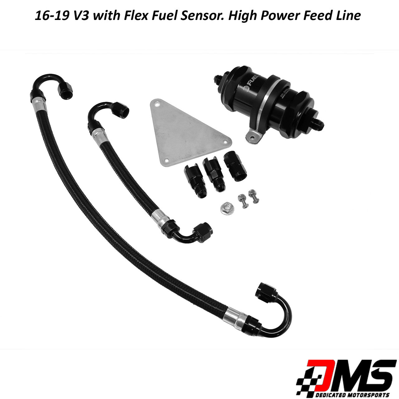 DMS 16-19 CTS-V -6 Micron Fuel Filter kit with High Power Feed Line
