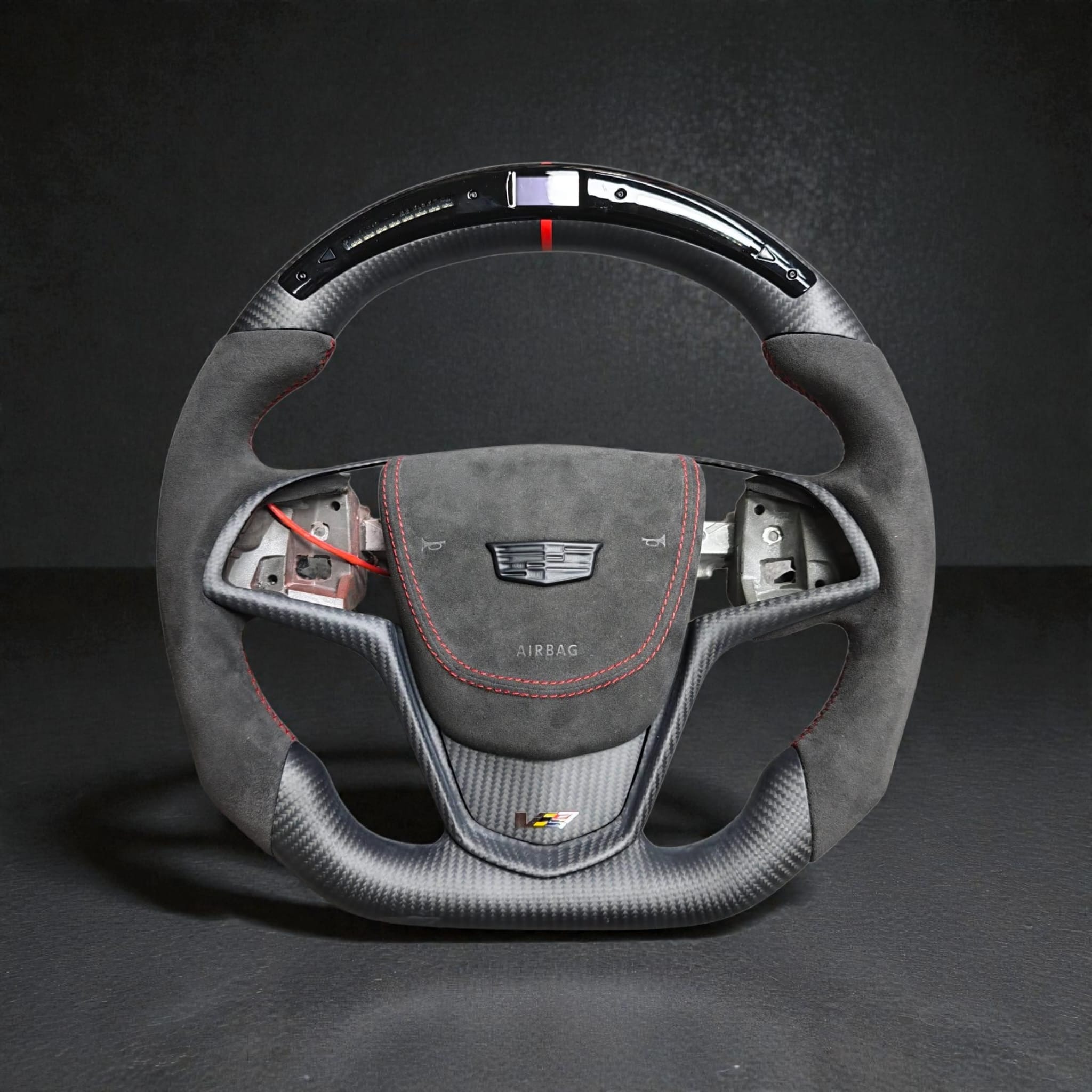 2014 - 2019 Cadillac CTS CTS-V V3 - Custom Airbag Cover for Steering Wheel with options