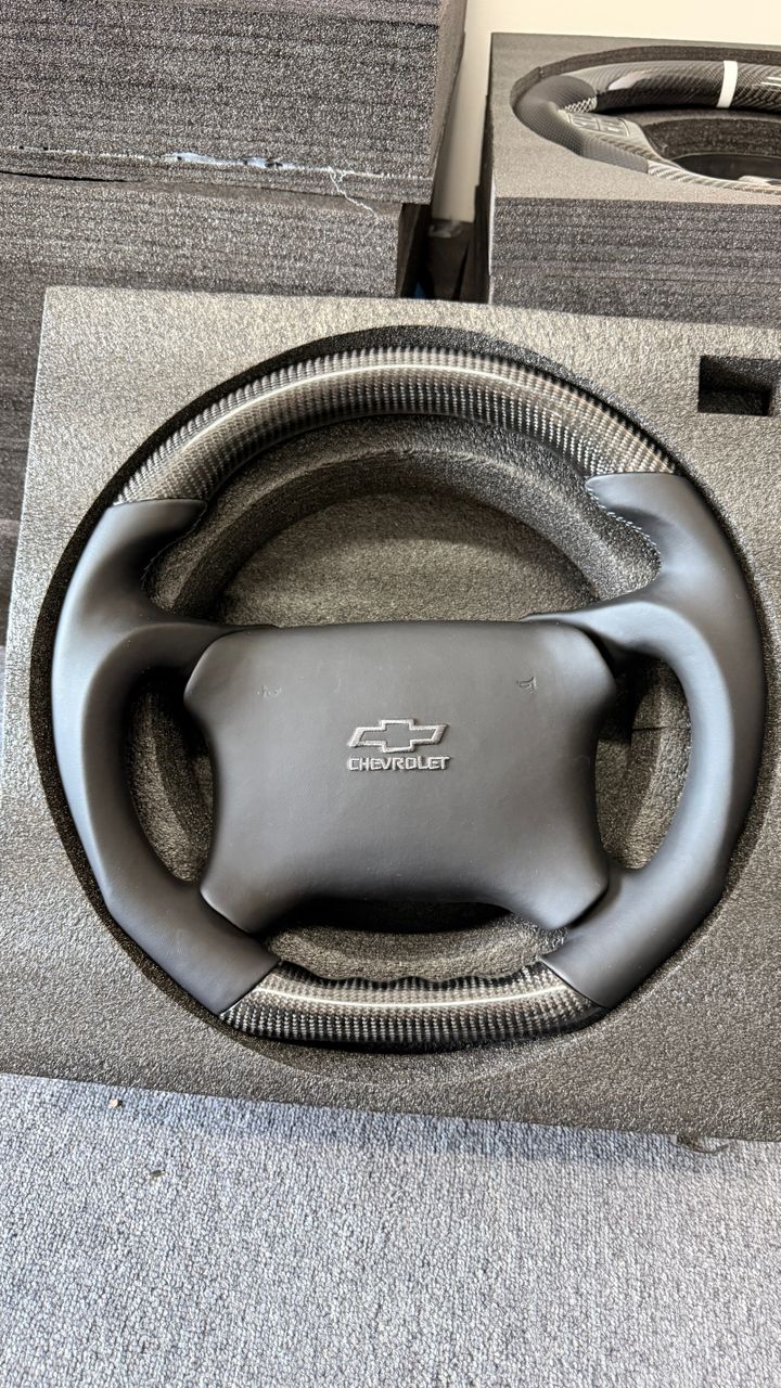 1998 - 2002 GMC Yukon - Custom Airbag Cover for Steering Wheel with options
