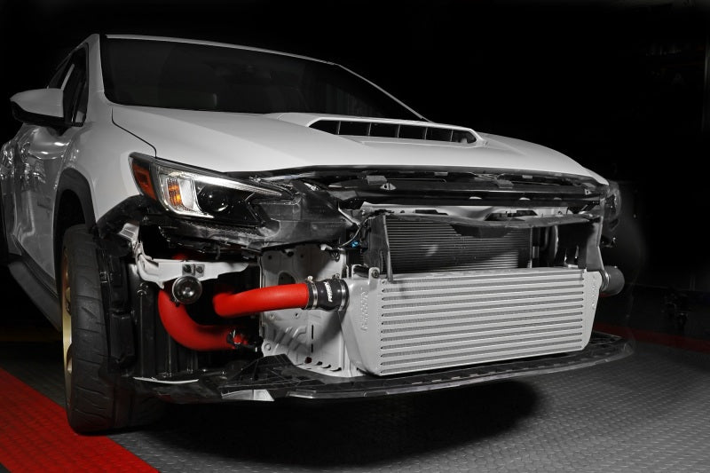 PERRIN 22-25 Subaru WRX Front Mount Intercooler Kit (Red Tubes & Silver Core)