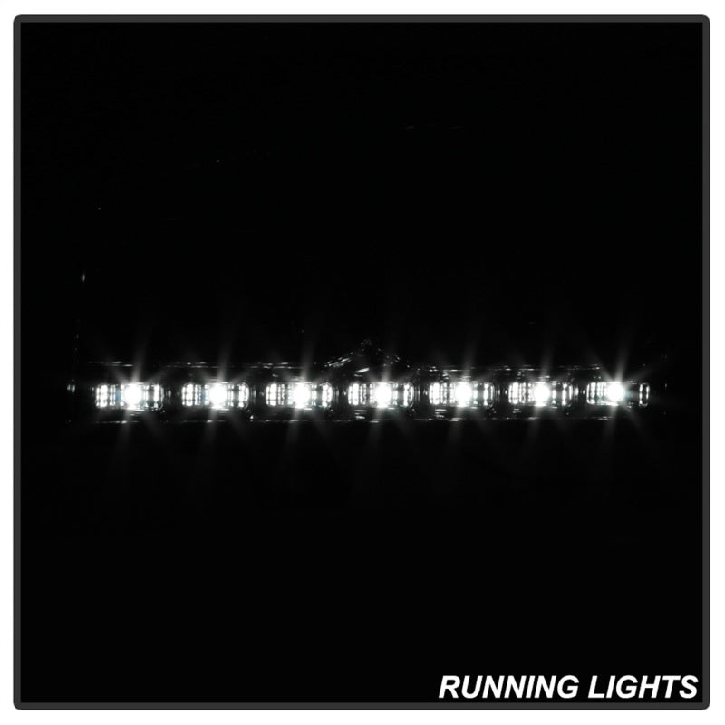 xTune Dodge Charger 06-10 1Pc LED Crystal Headlights Chrome HD-ON-DCH05-1PC-LED-C