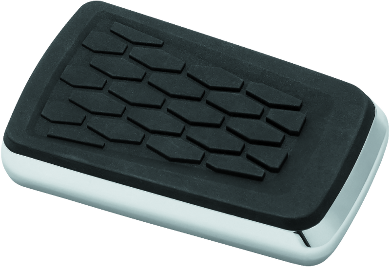 Kuryakyn Hex Brake Pedal Pad FL Models Chrome