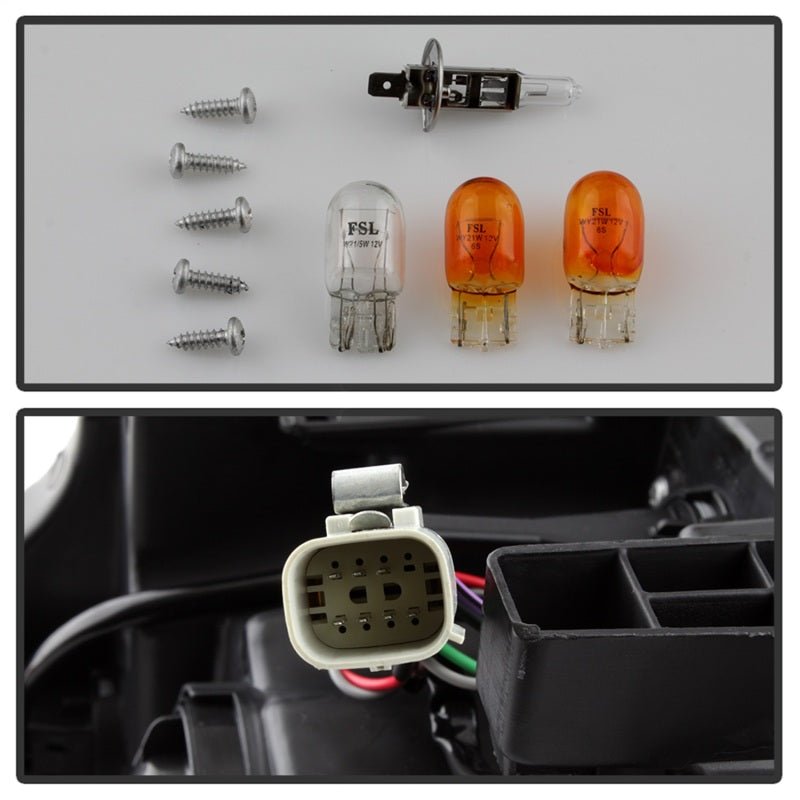 xTune 13-15 Chevy Malibu OEM Style Halogen Projector Headlights -OEM Right (HD-JH-CM13-OE-R)