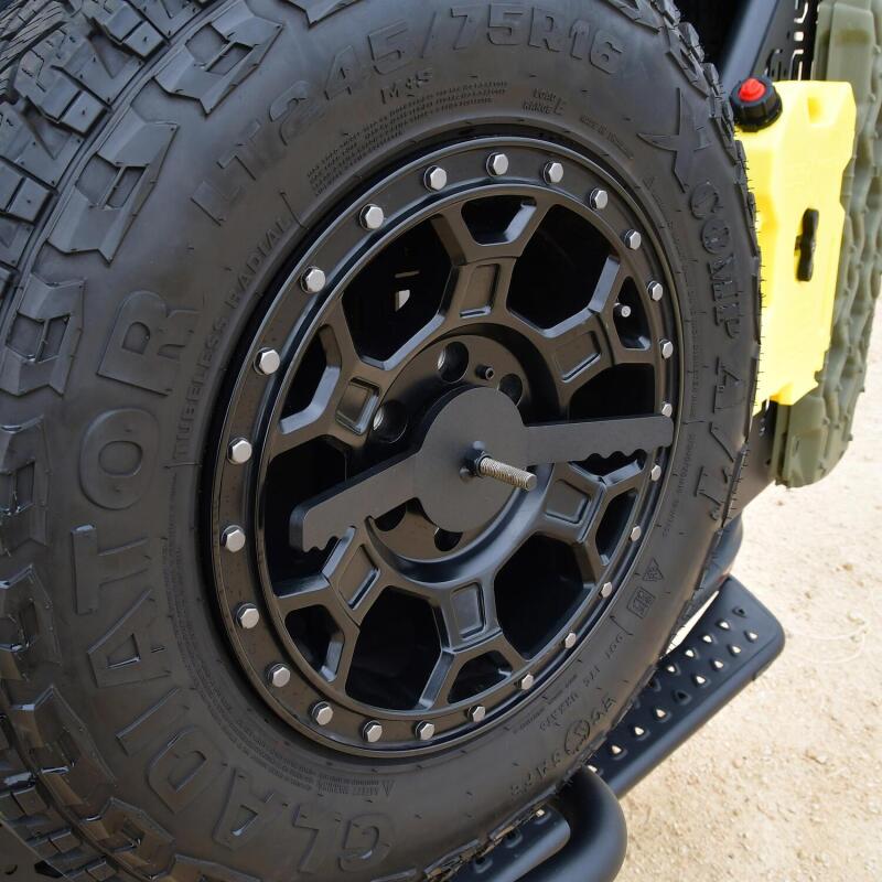 Westin 19-24 Mercedes-Benz Sprinter XTS Rear Tire Carrier - Textured Black