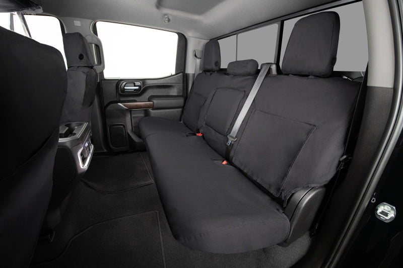 Covercraft 15-18 Ford F150 Polycotton SeatSaver Custom Front Row Seat Covers - Charcoal