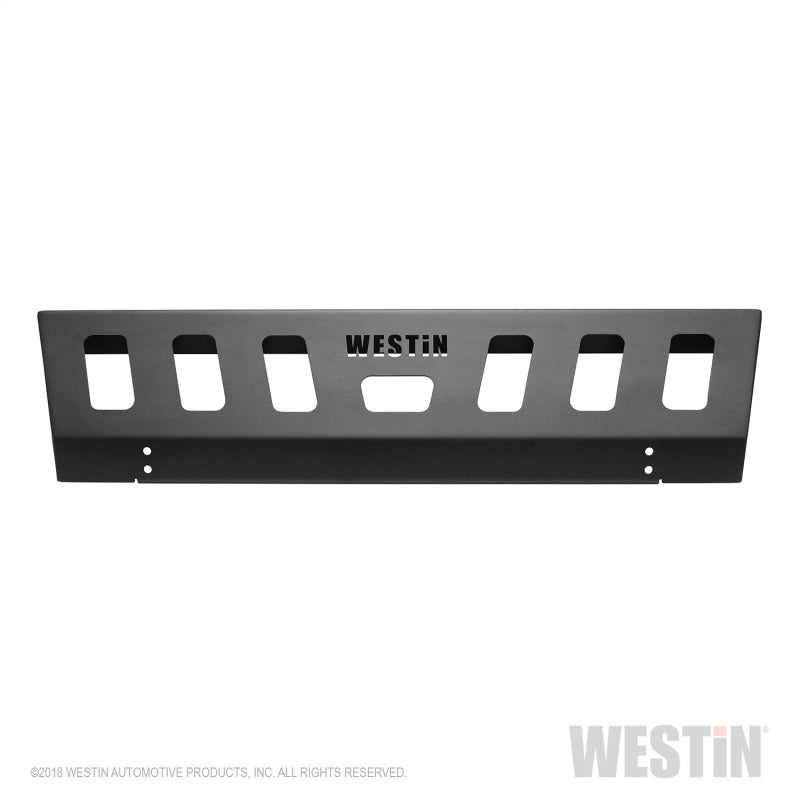 Westin 07-18 Jeep Wrangler JK WJ2 Skid Plate for Front Bumper - Textured Black