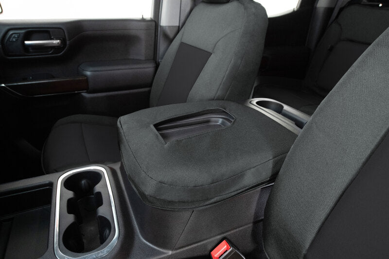Covercraft 17-22 Ford F250/F350/F450/F550 Endura PrecisionFitFront Row Seat Covers - Blk/Charcoal