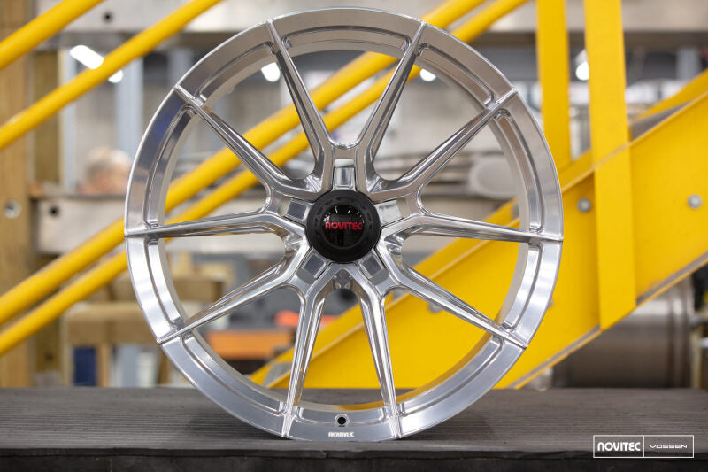 Vossen x Novitec NF10 21x12in - 5x114.3 BP - ET28 - Brushed Gloss Clear Mclaren 720 / 765 Rear Wheel