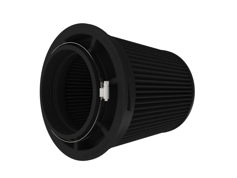 aFe MomentumINtake Replacement Air Filter w/Black Pro 5R 5-1/2IN F x 8IN B x 7IN T (Inverted) x 9IN