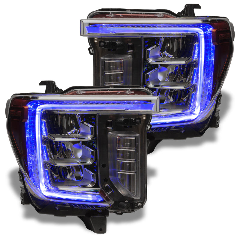 Oracle 20-21 GMC Sierra 2500/3500 HD RGB+W Headlight DRL Kit - ColorSHIFT w/o Controller