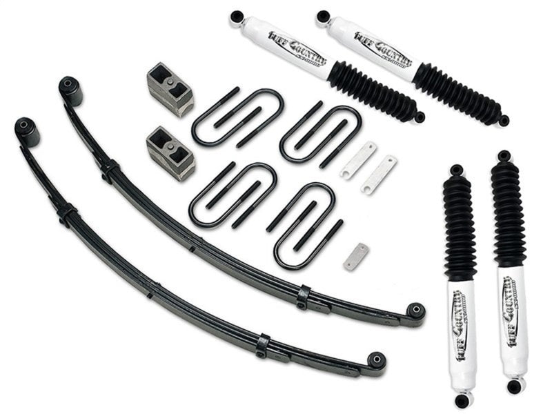 Tuff Country 73-87 Chevy Pickup 3in Suspension Lift Kit Components w/ Rear Blocks