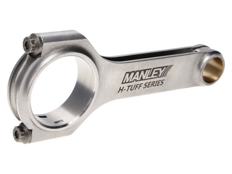 Manley 93-06 Mitsubishi 4G63/4G63T 2.0L H Tuff Beam 6.142in L Connecting Rod Set w/ ARP 625+ Bolts
