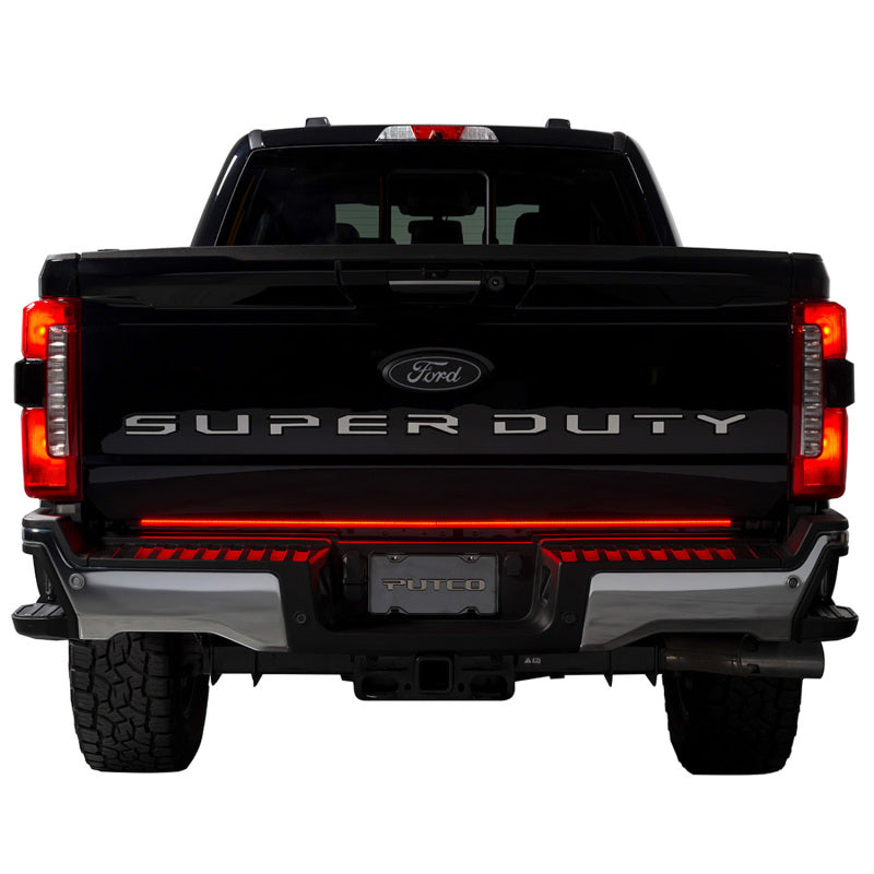 Putco 2024 Ford SuperDuty F-250 60In Direct Fit Red Blade Kit Tailgate Bars w/ LED Taillamps