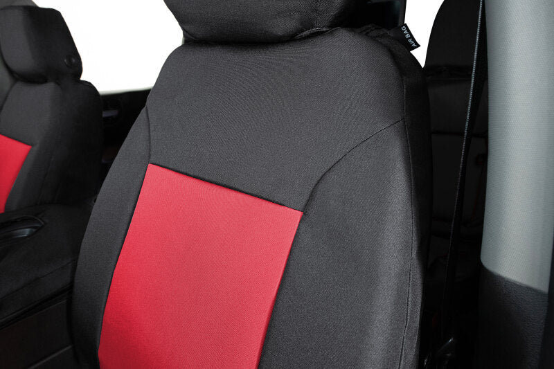Covercraft 16-24 Nissan Titan Endura PrecisionFit Custom Front Row Seat Covers - Red/Black