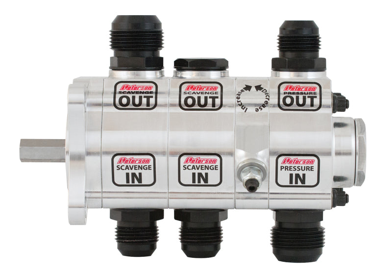 Peterson Fluid Systems R4 3-Stage Oil Pump - Right Side Mount - Rear Drive