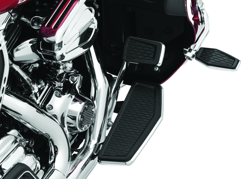 Kuryakyn Hex Brake Pedal Pad FL Models Chrome