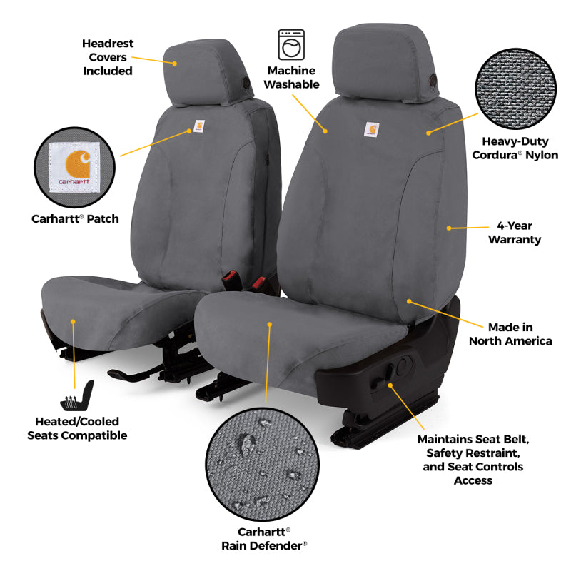 Covercraft 26 Jeep Wrangler Fr Buckets El Carhartt Super Dux SeatSaver Custom Front Row Seat Cover