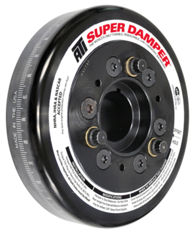 ATI Damper - 6.325in - Alum - Chevy SB / 90 Deg V6 - Pont 4 Cyl - 3 Ring